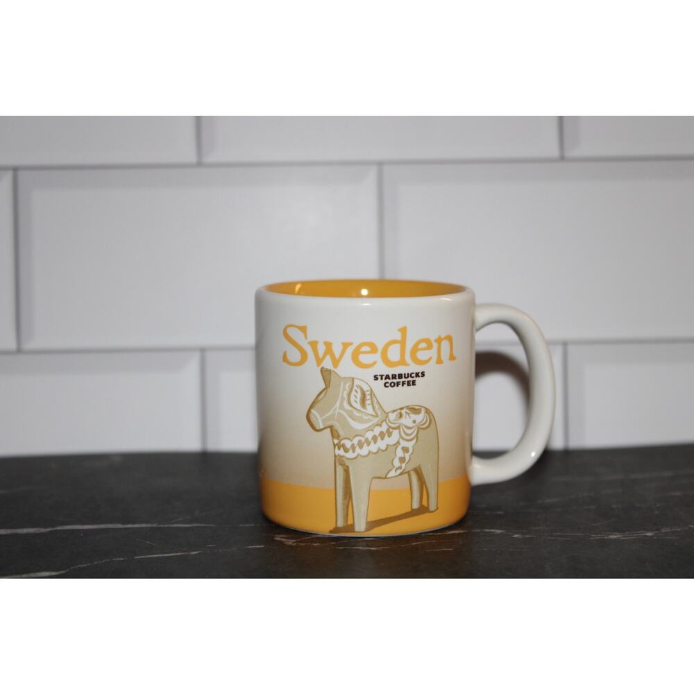 Starbucks SWEDEN Espresso Demitasse 3oz Cup Global Icon City Collector